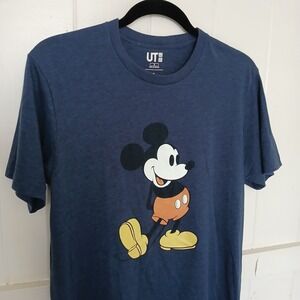 Uniqlo Navy Blue Mickey Mouse Graphic Tee
